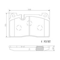 Brembo Front Brake Pads Set P85123N