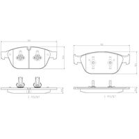 Brembo Front Brake Pads Set P85128N