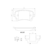 Brembo Rear Brake Pads Set P85143N