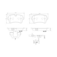 Brembo Rear Brake Pads Set P85150N