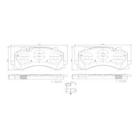 Brembo Front Brake Pads Set P85170N