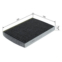 Genuine Bosch Cabin Filter R2300