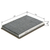 Genuine Bosch Cabin Filter R2313