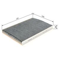 Genuine Bosch Cabin Filter R2337