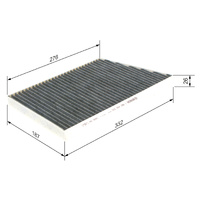 Genuine Bosch Cabin Filter R2370