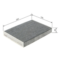 Bosch Cabin Filter R2538
