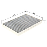 Genuine Bosch Cabin Filter R5560