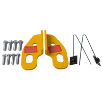 Front Recovery Tow Point Kit 5 Tonne Hitch Fit For Nissan Patrol GU Series 2 3 4 5 Yellow Color