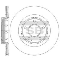 HiQ Rear Brake Rotors Set SD4158