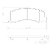 Brembo Front Brake Pads Set P99022N