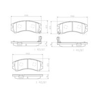 Brembo Front Brake Pads Set P56018N