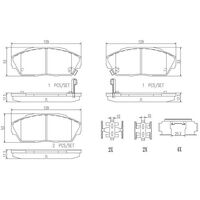 Brembo Front Brake Pads Set P28013N