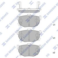HiQ Rear Brake Pads Set SP1062