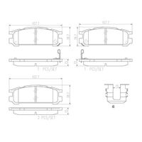 Brembo Rear Brake Pads Set P78005N