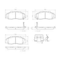 Brembo Front Brake Pads Set P28026N