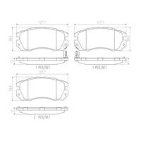Brembo Front Brake Pads Set P78007N