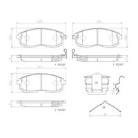 Brembo Front Brake Pads Set P56021N