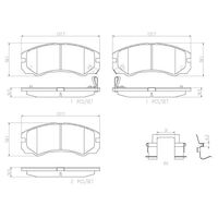 Brembo Front Brake Pads Set P59020N