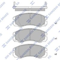 HiQ Front Brake Pads Set SP1267