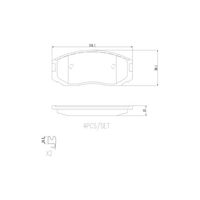 Brembo Front Brake Pads Set P54015N