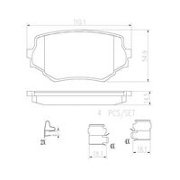 Brembo Front Brake Pads Set P79009N