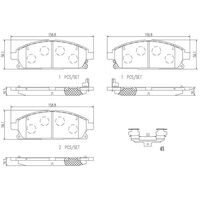 Brembo Front Brake Pads Set P56040N