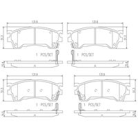 Brembo Front Brake Pads Set P99020N