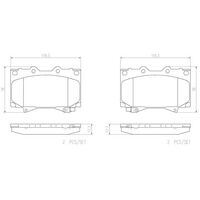 Brembo Front Brake Pads Set P83048N