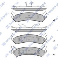 HiQ Rear Brake Pads Set SP1058