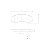Brembo Front Brake Pads Set P54029N
