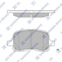 HiQ Front Brake Pads Set SP1270