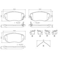 Brembo Front Brake Pads Set P83037N