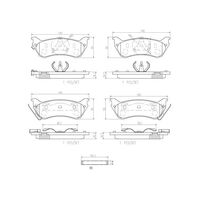 Brembo Rear Brake Pads Set P50040N