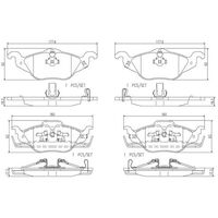 Brembo Front Brake Pads Set P59030N