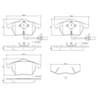 Brembo Front Brake Pads Set P85037N