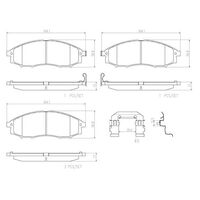 Brembo Front Brake Pads Set P56049N