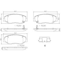 Brembo Front Brake Pads Set P28035N