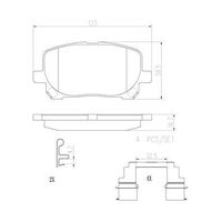 Brembo Front Brake Pads Set P83061N