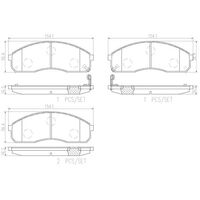 Brembo Front Brake Pads Set P30012N