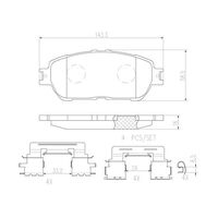 Brembo Front Brake Pads Set P83105N