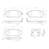 Brembo Front Brake Pads Set P78013N