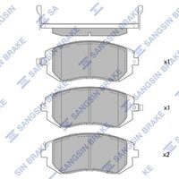 HiQ Front Brake Pads Set SP1367