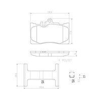 Brembo Front Brake Pads Set P83058N