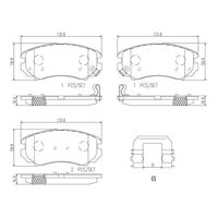 Brembo Front Brake Pads Set P30018N