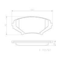 Brembo Front Brake Pads Set P49034N