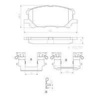 Brembo Front Brake Pads Set P83067N