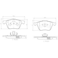 Brembo Front Brake Pads Set P86022N