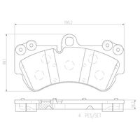 Brembo Front Brake Pads Set P85069N