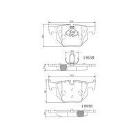 Brembo Rear Brake Pads Set P06056N