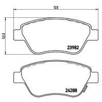 Brembo Front Brake Pads Set P59051N